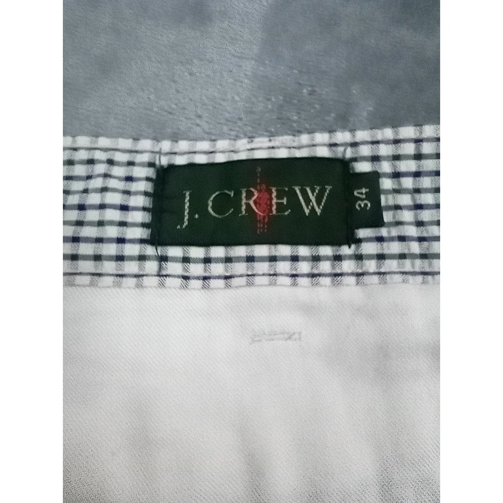 Vintage J Crew Oarsman Mens Shorts Sz 34‎ Plaid Pleated Chino Golf Preppy Dad